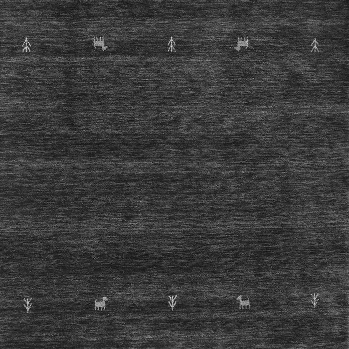 Abstract Gray Contemporary Rug, con897gry