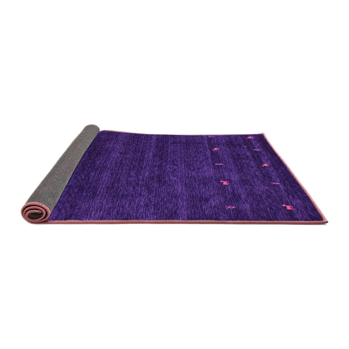 Sideview of Abstract Pink Contemporary Rug, con897pnk
