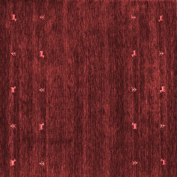 Abstract Red Contemporary Rug, con897red