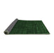 Sideview of Abstract Emerald Green Contemporary Rug, con898emgrn