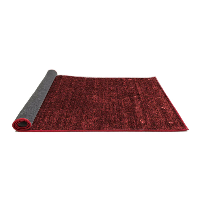 Abstract Red Contemporary Area Rugs