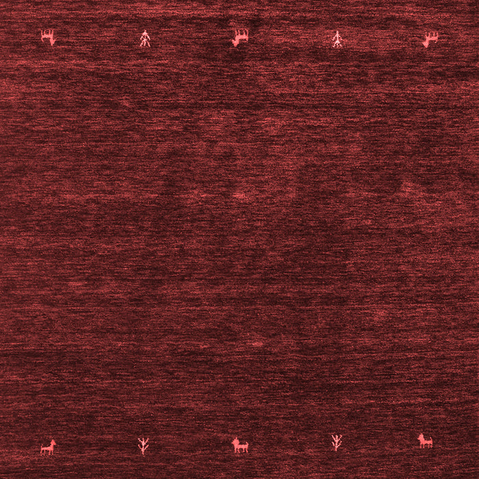 Abstract Red Contemporary Area Rugs