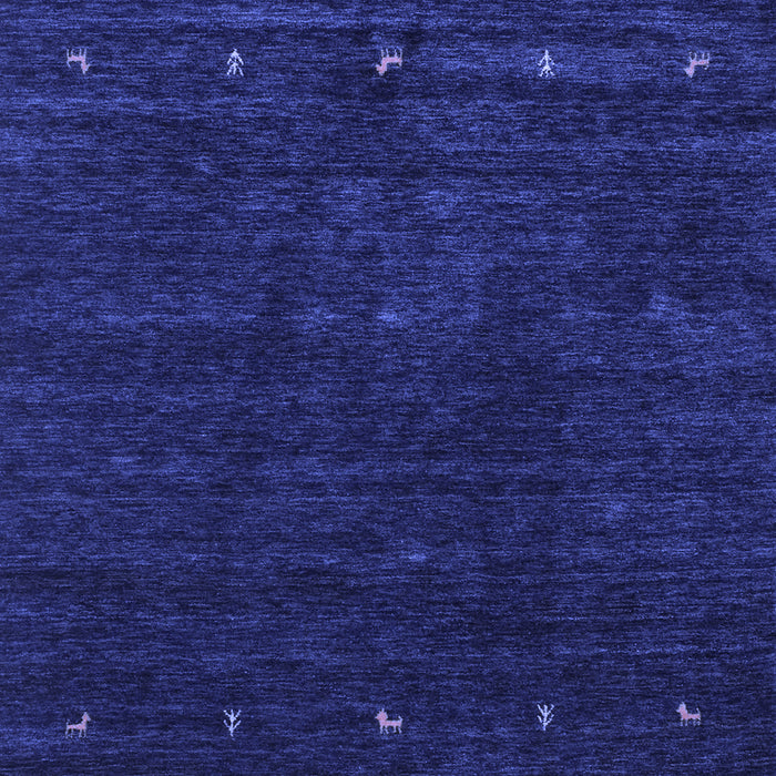 Abstract Blue Contemporary Rug, con898blu