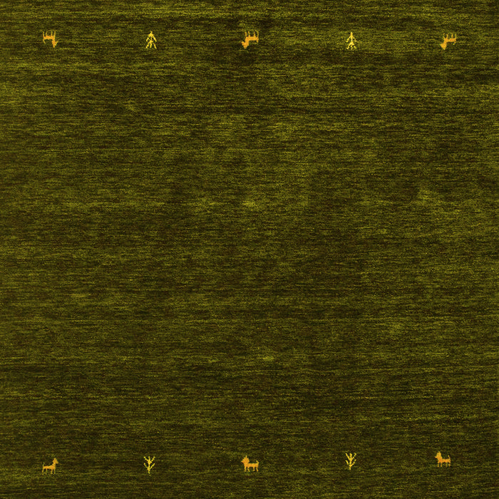 Machine Washable Abstract Yellow Contemporary Rug, wshcon898yw