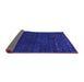 Sideview of Abstract Purple Contemporary Rug, con898pur