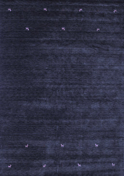 Abstract Blue Contemporary Rug, con899blu