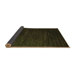 Sideview of Abstract Brown Contemporary Rug, con899brn