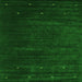 Serging Thickness of Abstract Green Contemporary Rug, con899grn