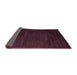 Sideview of Abstract Pink Contemporary Rug, con899pnk