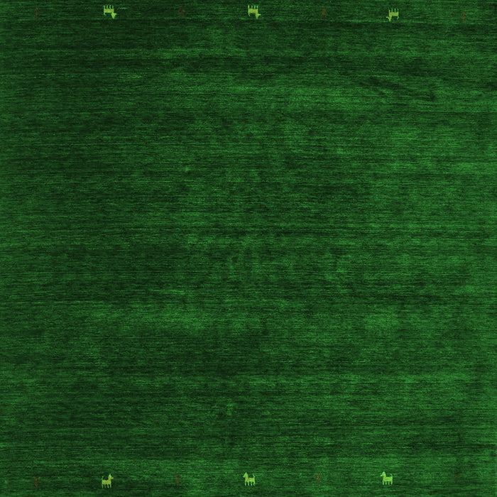 Serging Thickness of Machine Washable Abstract Green Contemporary Area Rugs, wshcon899grn