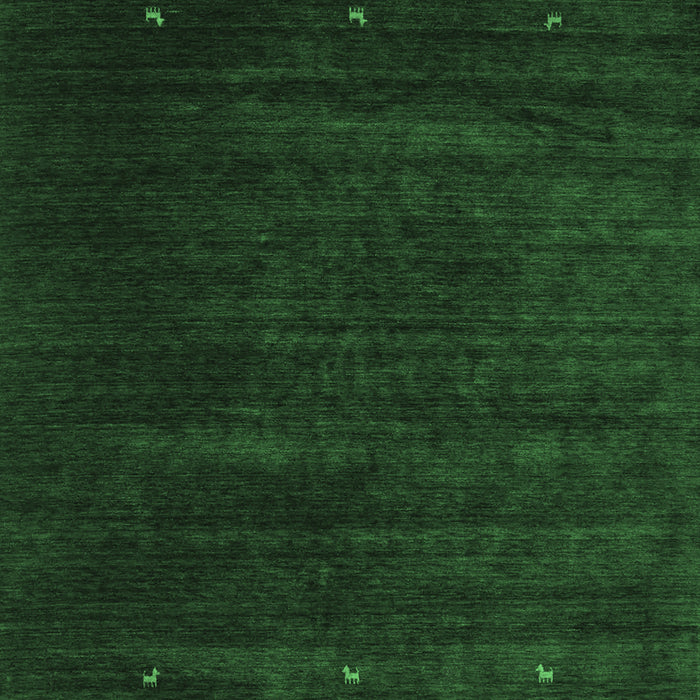 Abstract Emerald Green Contemporary Rug, con899emgrn