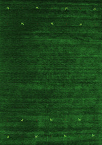 Abstract Green Contemporary Rug, con899grn