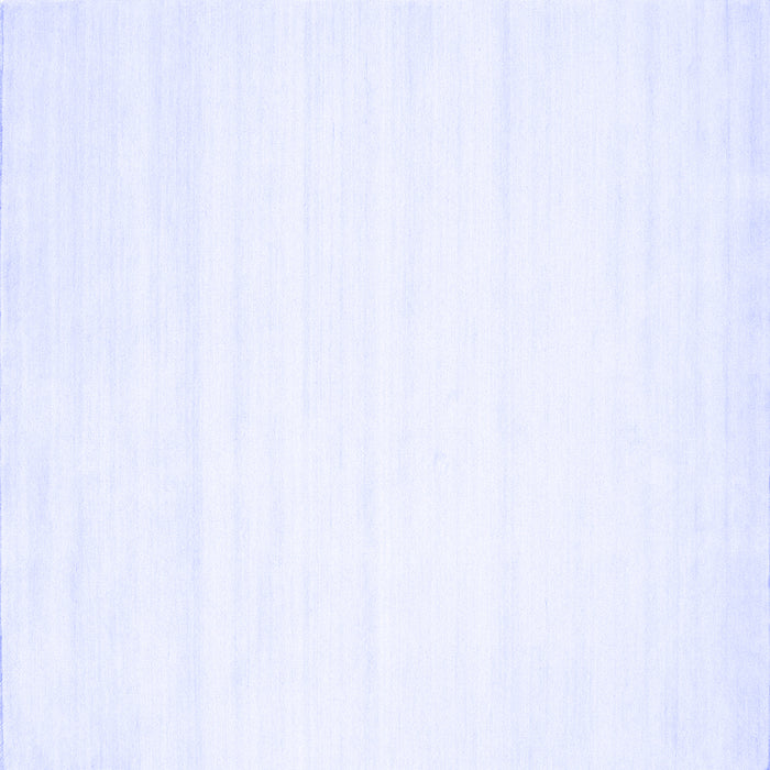 Square Solid Blue Modern Rug, con89blu