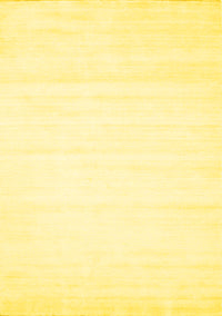 Solid Yellow Modern Rug, con89yw