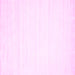 Square Solid Pink Modern Rug, con89pnk