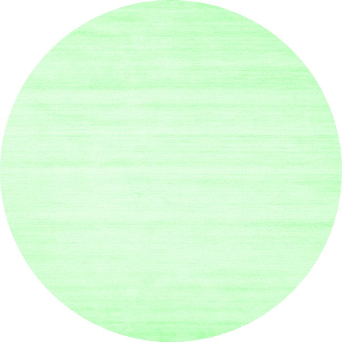Round Solid Emerald Green Modern Rug, con89emgrn