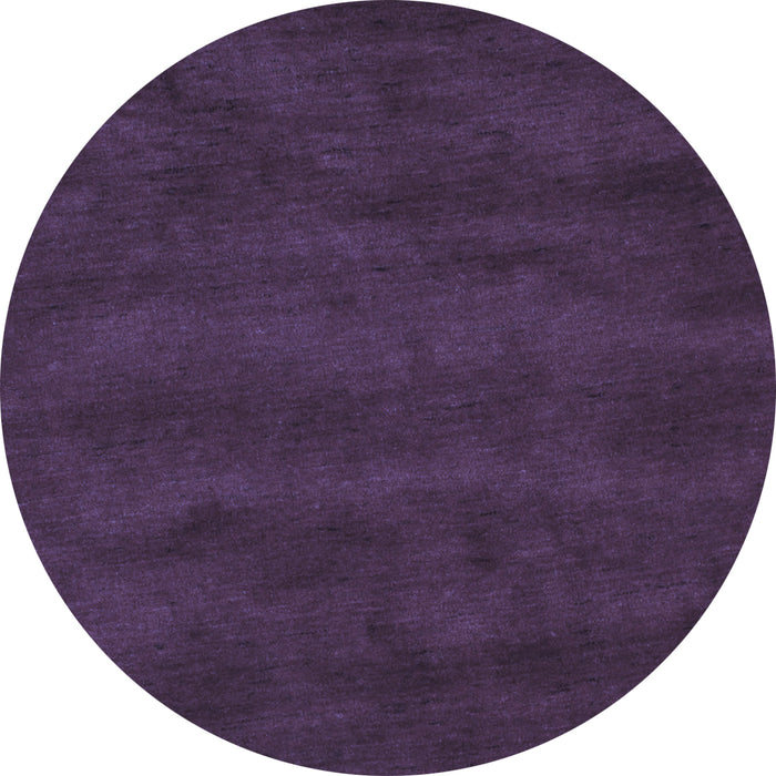 Round Abstract Blue Contemporary Rug, con8blu