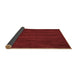 Sideview of Abstract Brown Contemporary Rug, con8brn