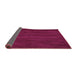 Sideview of Abstract Purple Contemporary Rug, con8pur