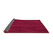 Sideview of Abstract Pink Contemporary Rug, con8pnk