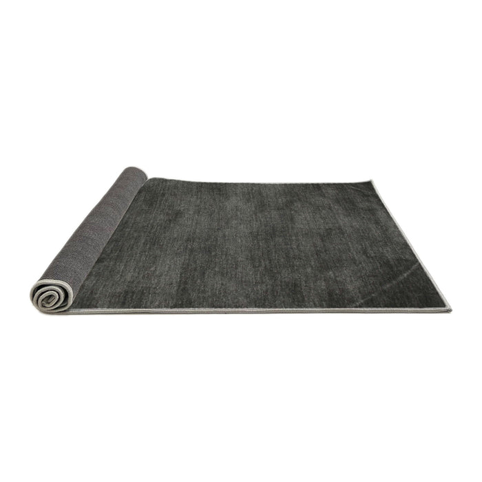 Thickness of Contemporary Gray Modern Rug, con9