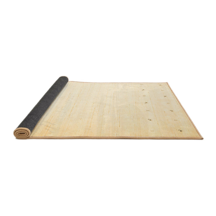 Sideview of Solid Brown Modern Rug, con900brn