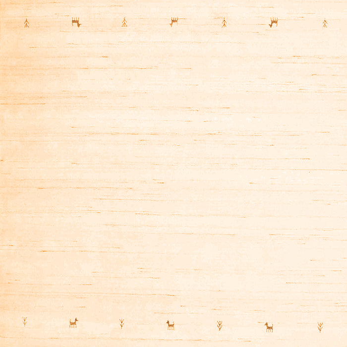 Serging Thickness of Machine Washable Solid Orange Modern Area Rugs, wshcon900org