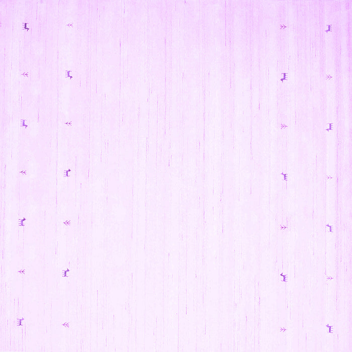 Square Solid Purple Modern Rug, con900pur