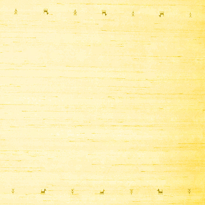 Solid Yellow Modern Rug, con900yw