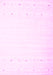 Machine Washable Solid Pink Modern Rug, wshcon900pnk