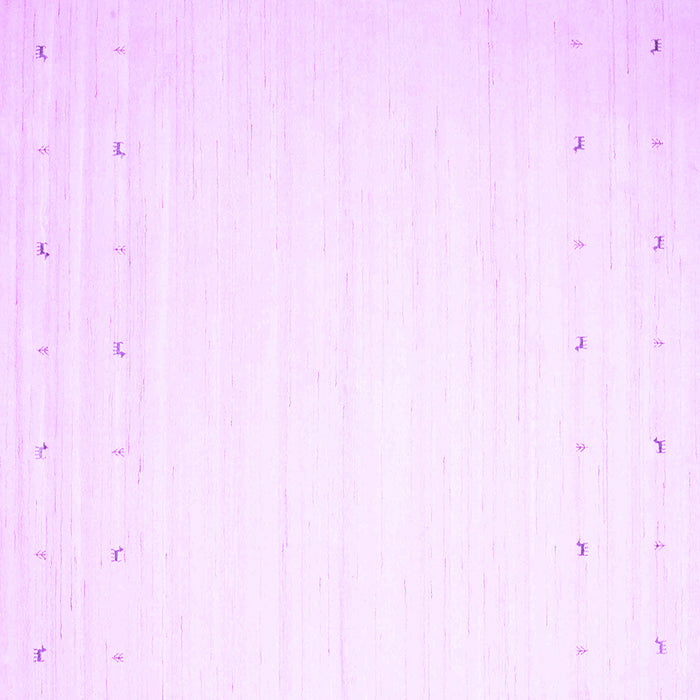 Square Solid Purple Modern Rug, con901pur