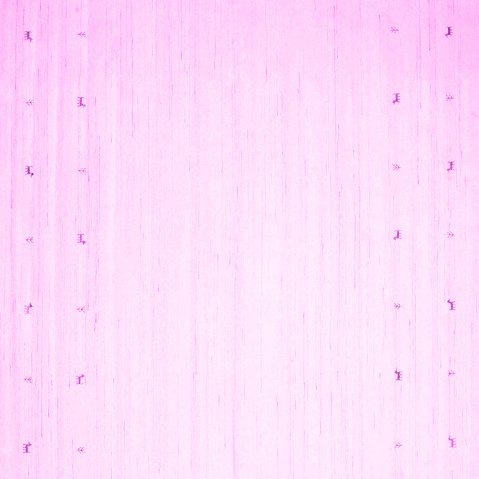 Square Solid Pink Modern Rug, con901pnk