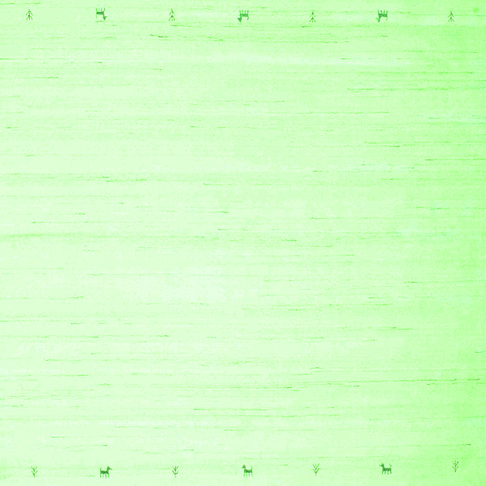 Solid Green Modern Rug, con901grn