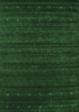 Abstract Emerald Green Contemporary Rug, con902emgrn