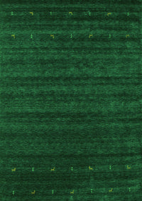 Abstract Green Contemporary Rug, con902grn