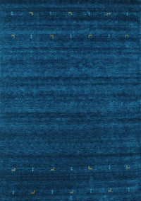 Abstract Light Blue Contemporary Rug, con902lblu