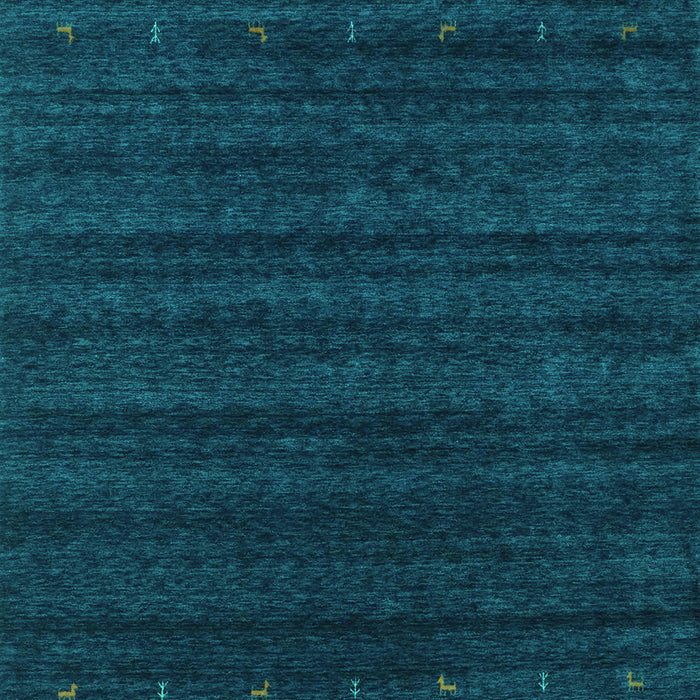 Abstract Turquoise Contemporary Rug, con902turq