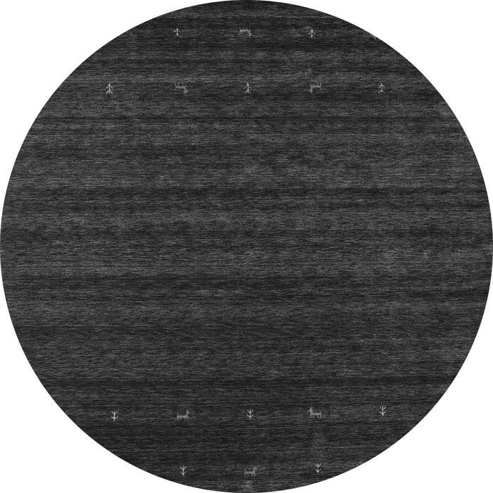 Square Abstract Gray Contemporary Rug, con902gry