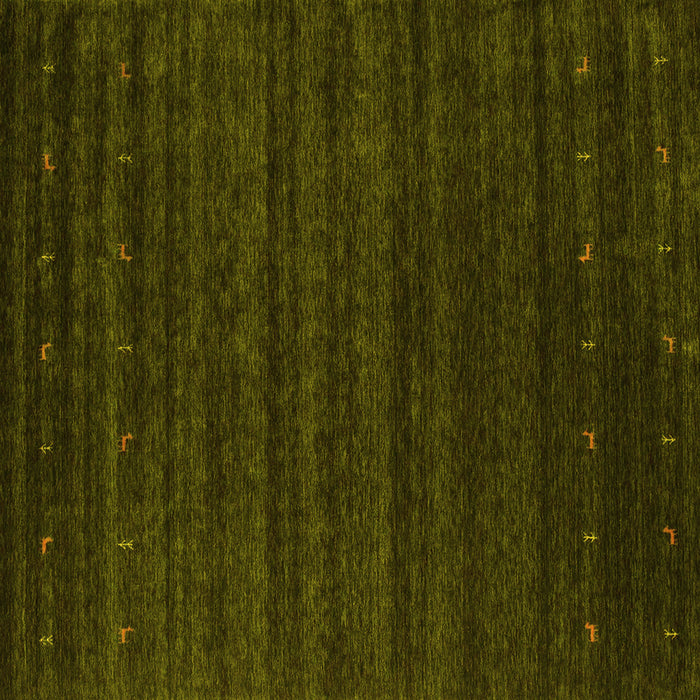 Square Abstract Yellow Contemporary Rug, con902yw