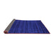 Sideview of Abstract Purple Contemporary Rug, con902pur