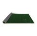 Sideview of Abstract Emerald Green Contemporary Rug, con903emgrn