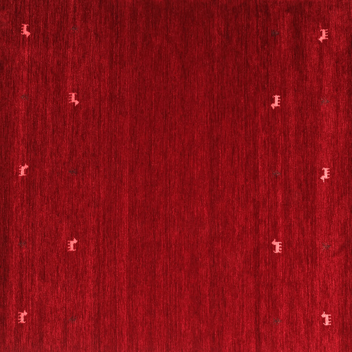 Machine Washable Abstract Red Contemporary Rug, wshcon903red