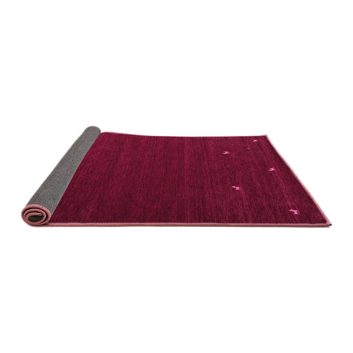 Sideview of Abstract Purple Contemporary Rug, con903pur