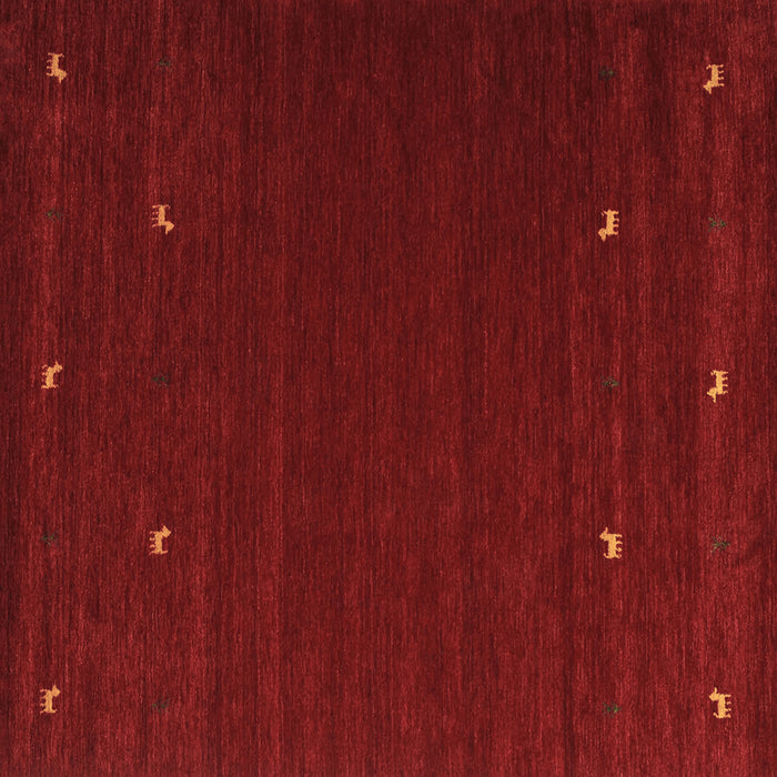 Square Abstract Brown Contemporary Rug, con903brn
