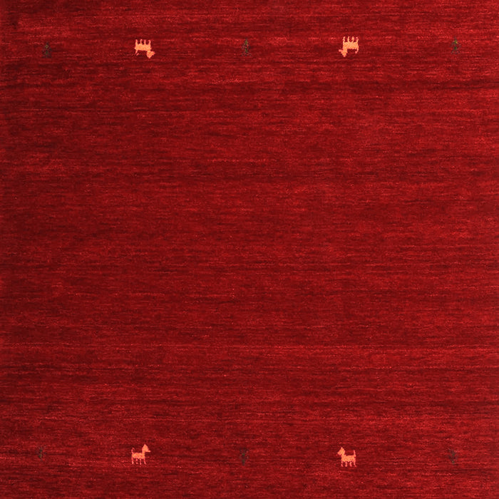 Abstract Orange Contemporary Rug, con903org