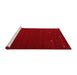 Contemporary Red Washable Rugs