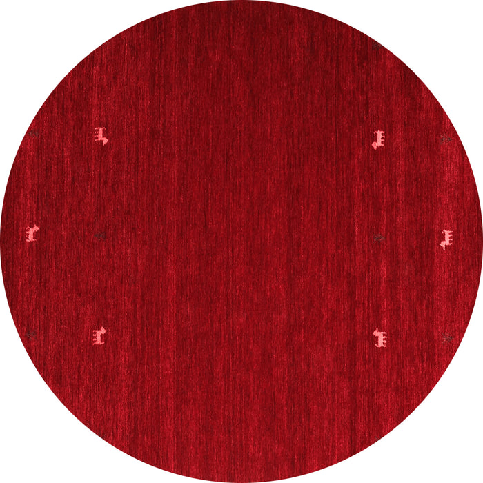 Machine Washable Abstract Red Contemporary Rug, wshcon903red