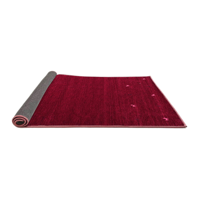 Sideview of Abstract Pink Contemporary Rug, con903pnk