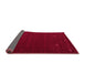 Sideview of Abstract Pink Contemporary Rug, con903pnk