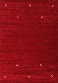 Abstract Red Contemporary Rug, con903red